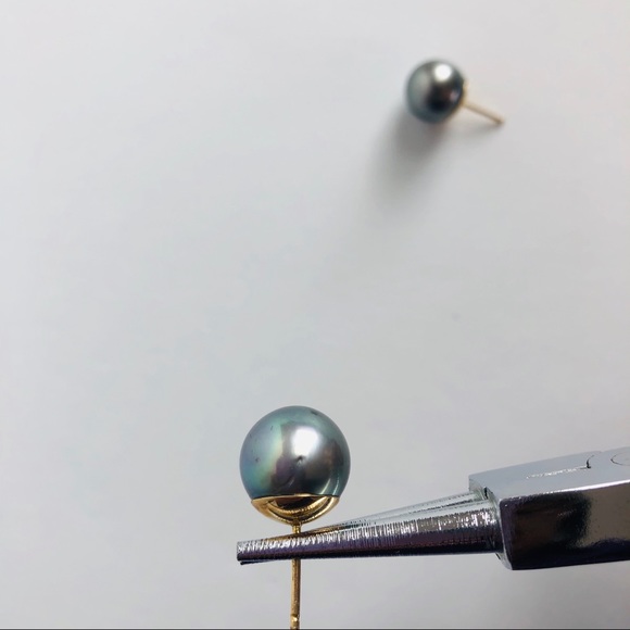 South Sea pearl earrings - Picture 6 of 8